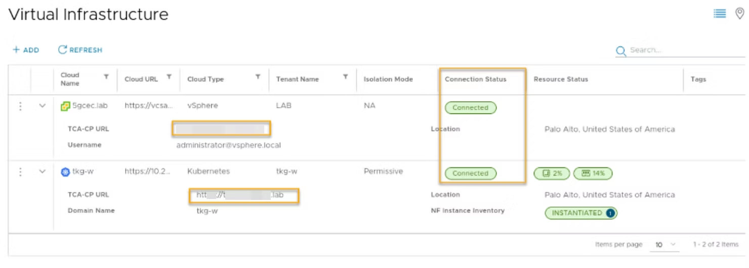 VMware Telco Cloud Automation v2.1 to v2.2 upgrade procedure