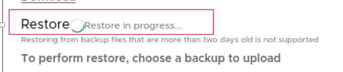Backing Up & Restoring VMware Telco Cloud Automation